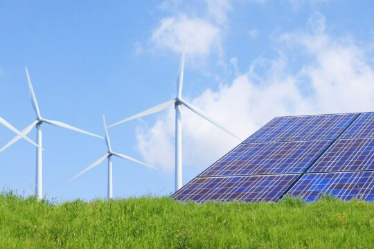 GBP's solar panels and wind power